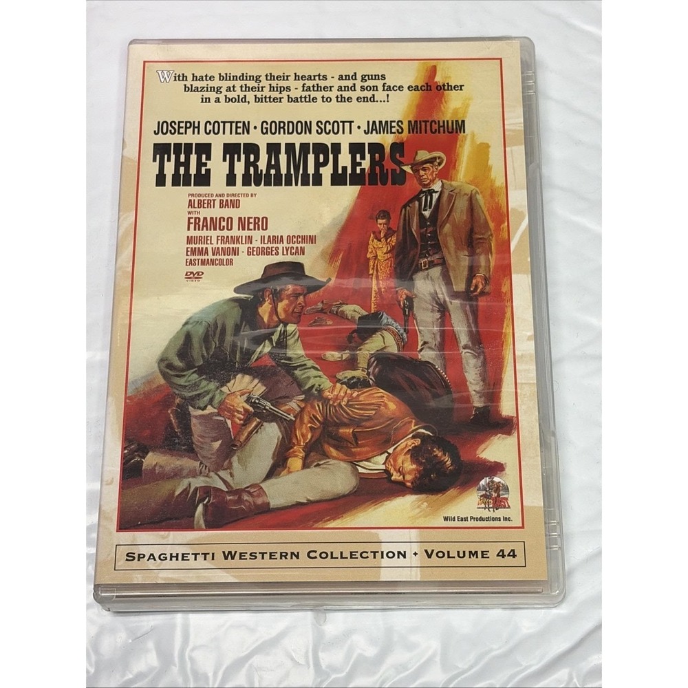 The Tramplers 1965 DVD Wild East Spaghetti Franco Nero Gordon Scott Like New